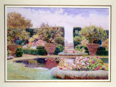A Formal Garden in Rome by George Samuel Elgood